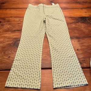 Zara Retro Stretch Flower Pants